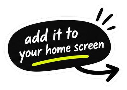 Sticker: add it to your home screen