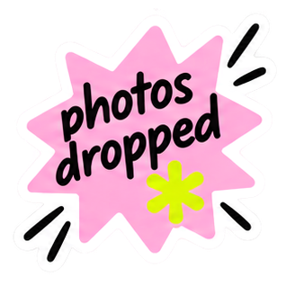 Sticker: photos dropped